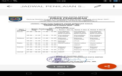 Penilaian Sumatif Akhir Semester di jenjang Sekolah Dasar, yaitu evaluasi untuk mengukur pencapaian siswa terhadap materi selama satu semester