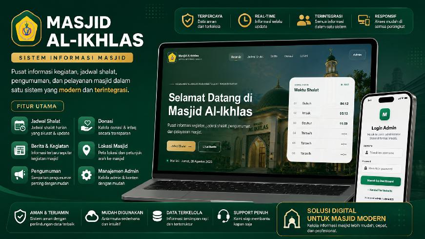 Sistem Informasi Masjid Modern & Terintegrasi