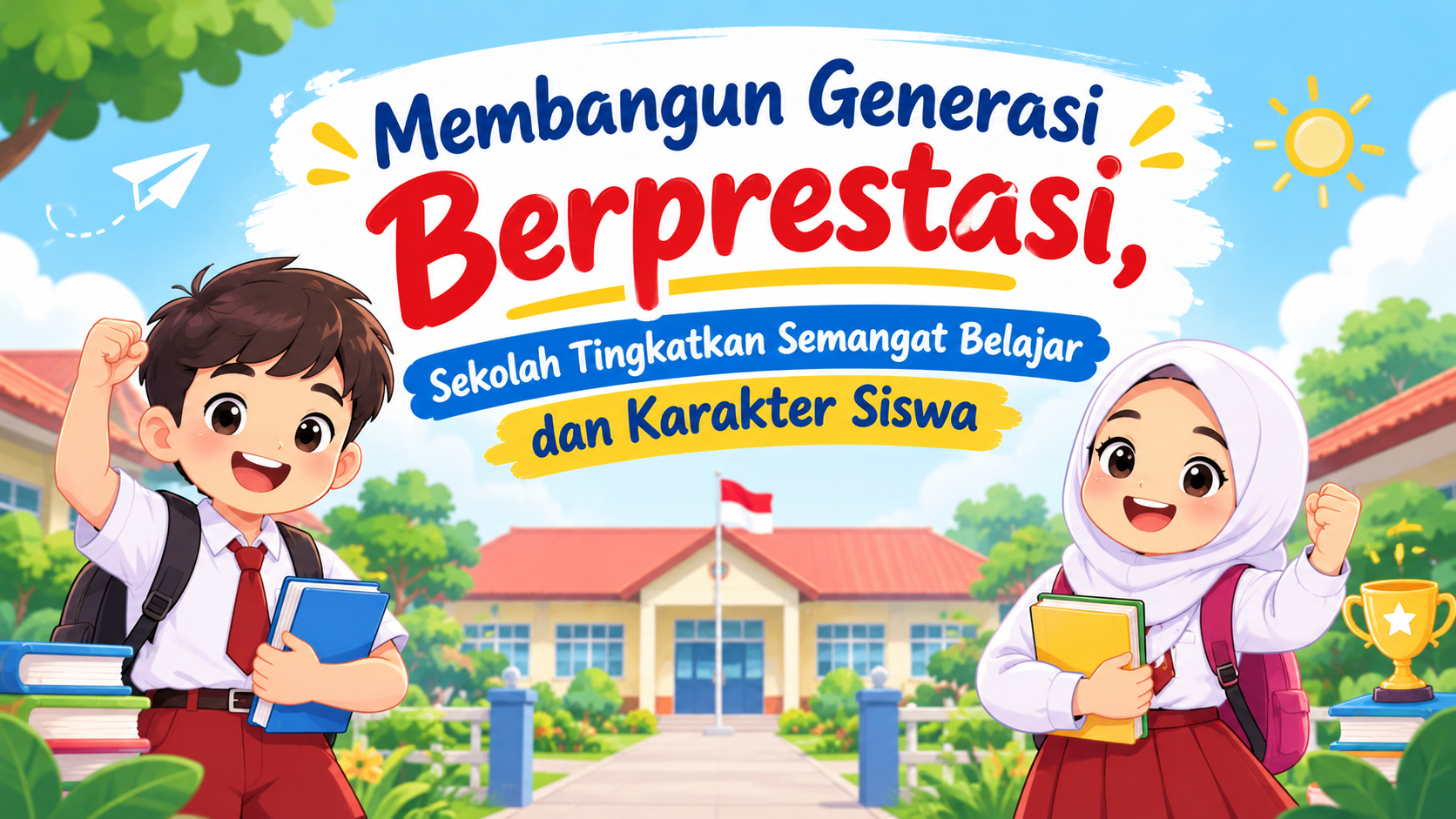 Membangun Generasi Berprestasi, Sekolah Tingkatkan Semangat Belajar dan Karakter Siswa